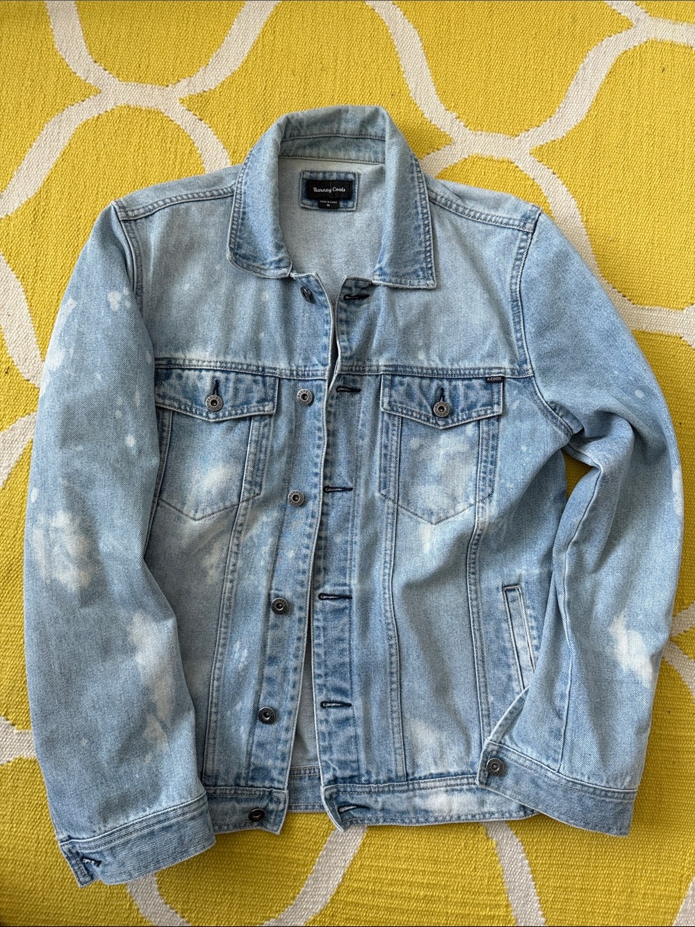 Barney Cools Faded Light Blue Denim Jacket